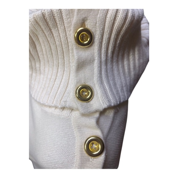 Banana Republic Convertible  Turtleneck with Brilliant Gold Buttons - Picture 6 of 9